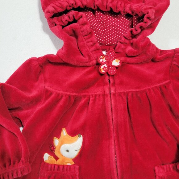 Gymboree Adorable Fox Used 6-12 month Hoodie. Outlet Used Bodysuit Mixed Bin Z27 - Picture 4 of 5